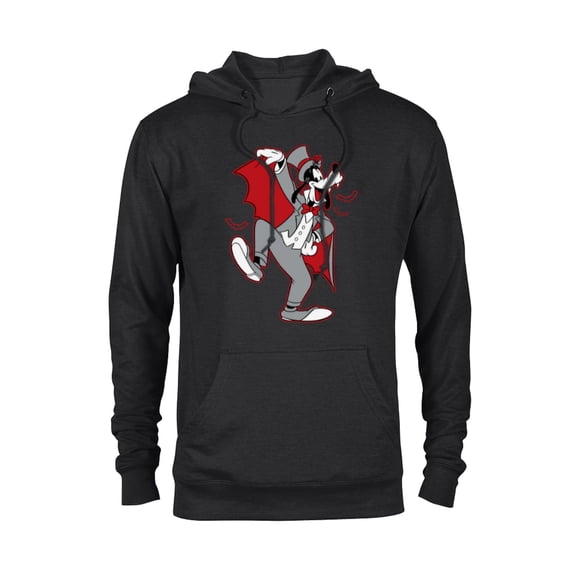 Disney Goofy in Dracula Costume Halloween - Pullover Hoodie for Adults - Customized-Black