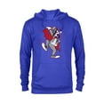 thumbnail image 1 of Disney Goofy in Dracula Costume Halloween - Pullover Hoodie for Adults - Customized-Royal, 1 of 5
