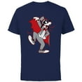thumbnail image 1 of Disney Goofy in Dracula Costume Halloween - Short Sleeve Cotton T-Shirt for Adults - Customized-Athletic Navy, 1 of 5
