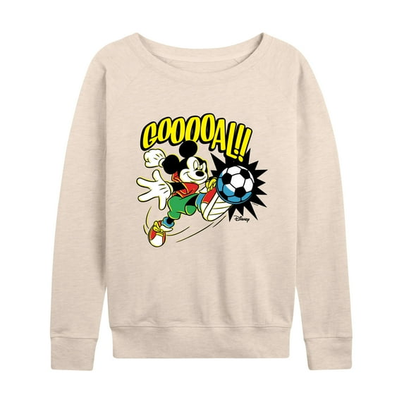 Disney - Goooal - Women's Lightweight French Terry Long Sleeve Shirt
