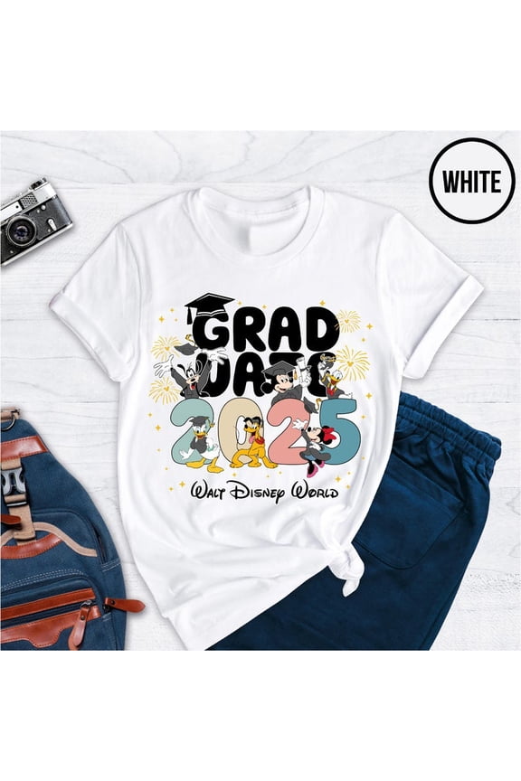 Disney Graduate 2025 Shirt, Graduation Castle Family Trip Tee, Magic Kingdom Graduate Trip, Class of 2025 Tee, Mickey and Co Graduation Tees All Size S-5Xl