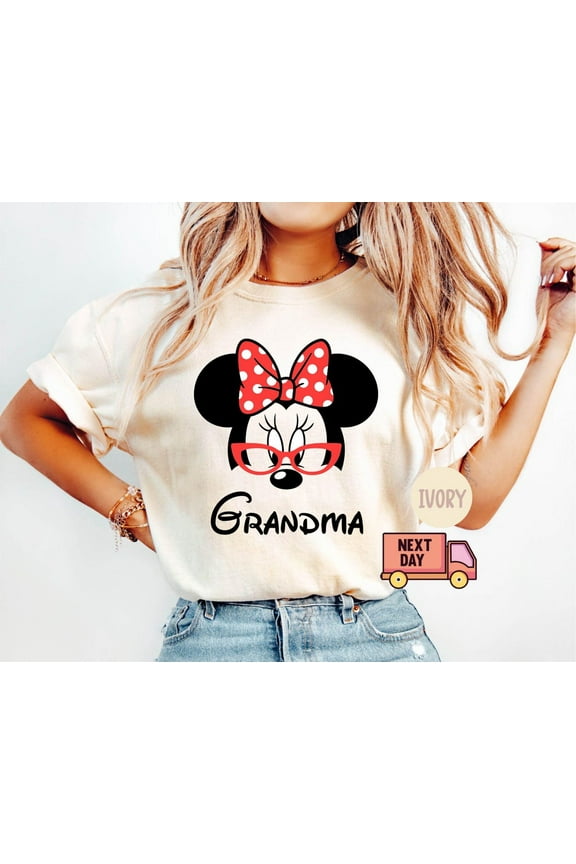 Grandpa and Grandma Shirt, Mickey Grandpa Tee, Minnie Grandma Tee, Grandparents Tee, Mickey and Minnie Gift, Disney Couple