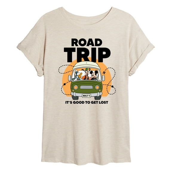 Disney - Group Good To Get Lost Van - Women's Oversized T-Shirt