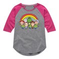thumbnail image 1 of Disney - Group Shot - Toddler & Youth Girls Raglan Graphic T-Shirt, 1 of 5