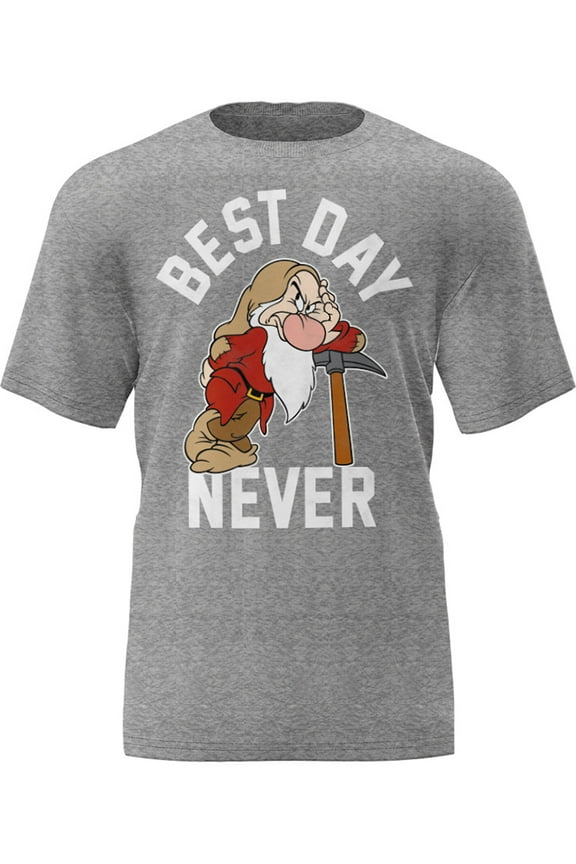 Grumpy Adult Gray Tee Shirt, S-2XL (Men's)