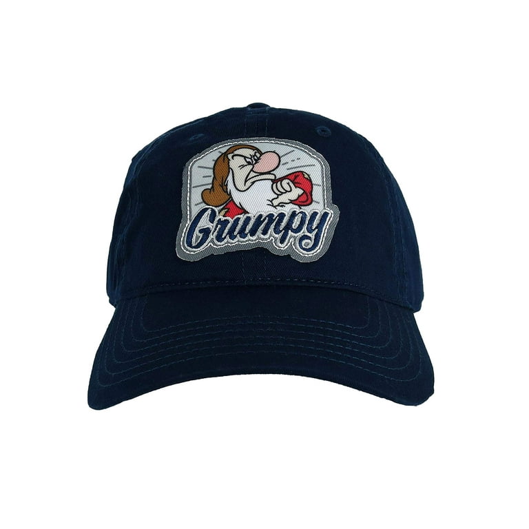Disney Grumpy Dwarf Dad Hat Baseball Cap Adjustable Strap Buckle