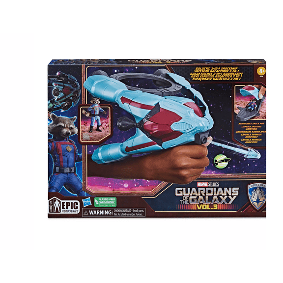 Disney Guardians of the Galaxy Vol. 3 Rocket Action Figure Galactic Spaceship