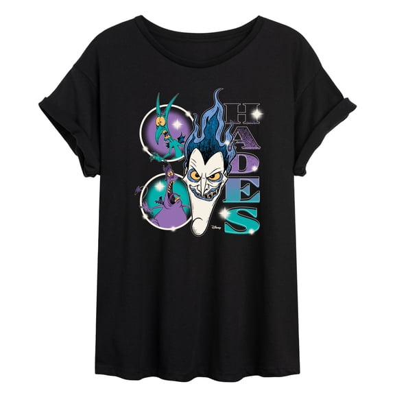Disney - Hades Bootleg - Women's Oversized Graphic T-Shirt