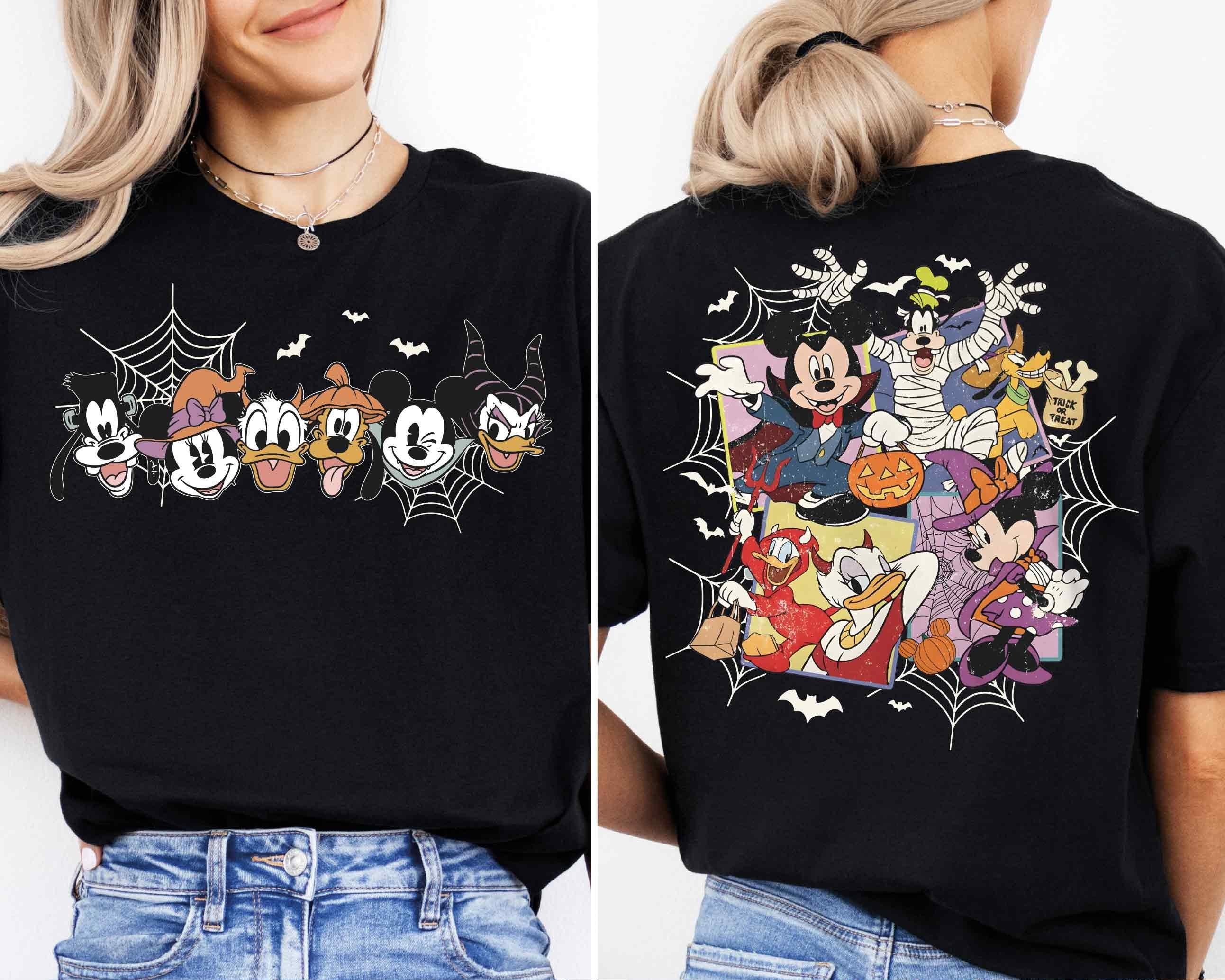 Disney Halloween 2024 Shirts, Mickey Minnie And Friends Halloween Shirt