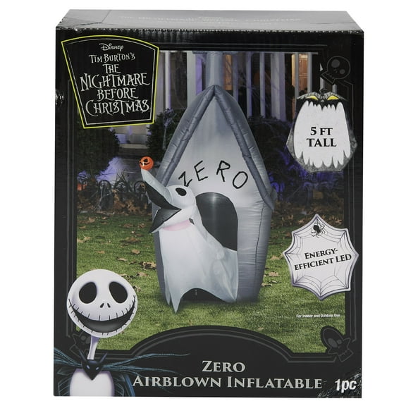 Disney Halloween Airblown Inflatable, Nightmare Before Christmas, Zero Doghouse