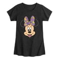 thumbnail image 1 of Disney - Halloween Bow Minnie Mouse - Youth Girls Fitted Short Sleeve T-Shirt, 1 of 5