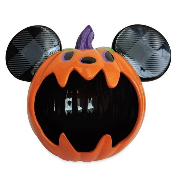 Disney Halloween Candy Bowl 2021 Mickey Mouse Pumpkin - Ceramic
