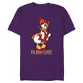 thumbnail image 1 of Disney Halloween Daisy Duck Witch Costume Fa-BOO-Lous - Short Sleeve Blended T-Shirt for Adults - Customized-Purple, 1 of 5