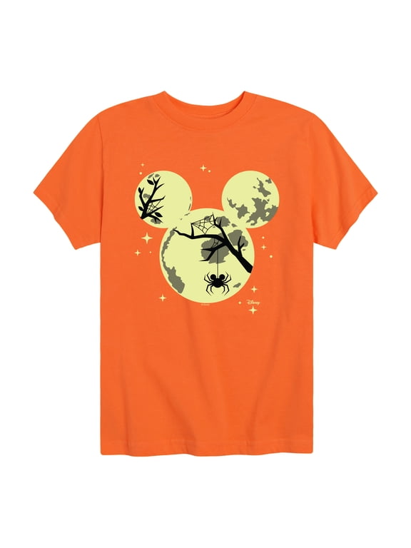 - Halloween Mickey Head Boys' Short Sleeve Graphic T-Shirt