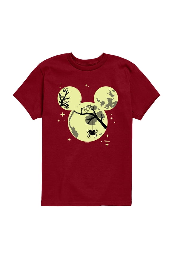 - Halloween Mickey Head - Youth Boys Short Sleeve Graphic T-Shirt