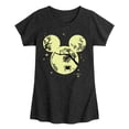thumbnail image 1 of Disney - Halloween Mickey Head - Youth Girls Fitted Short Sleeve T-Shirt, 1 of 4