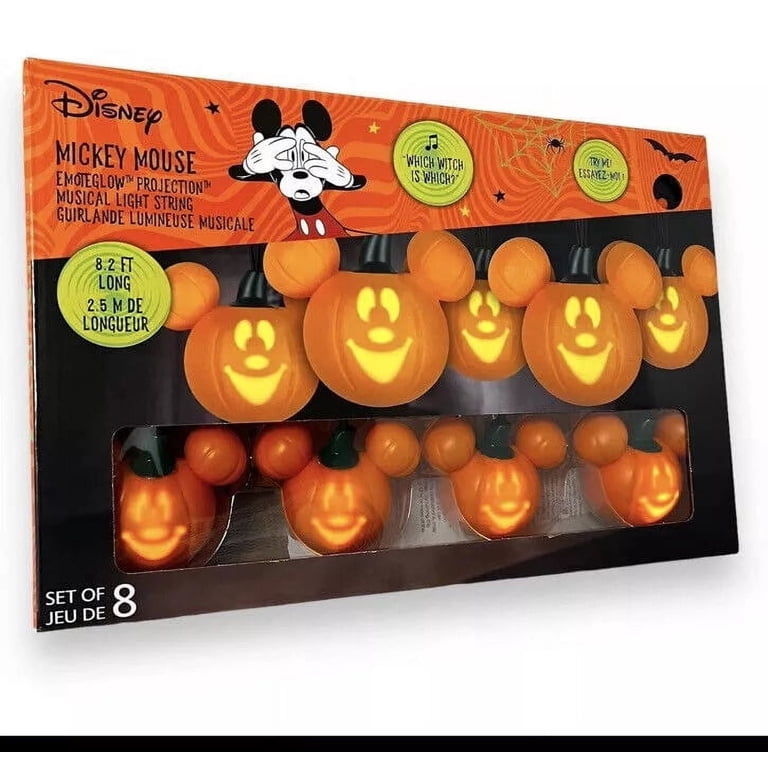 Disney ~ Halloween 🎃 Mickey Pumpkin Singing Projection ~ String