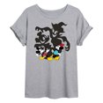 thumbnail image 1 of Disney - Halloween Mickey and Minnie Shadows Relaxed Fit T-Shirt, 1 of 5