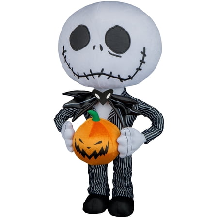 Disney Halloween Multicolor Big Head Jack Skellington Decoration (21 in) price history and forecast - The Nightmare Before Christmas 75010