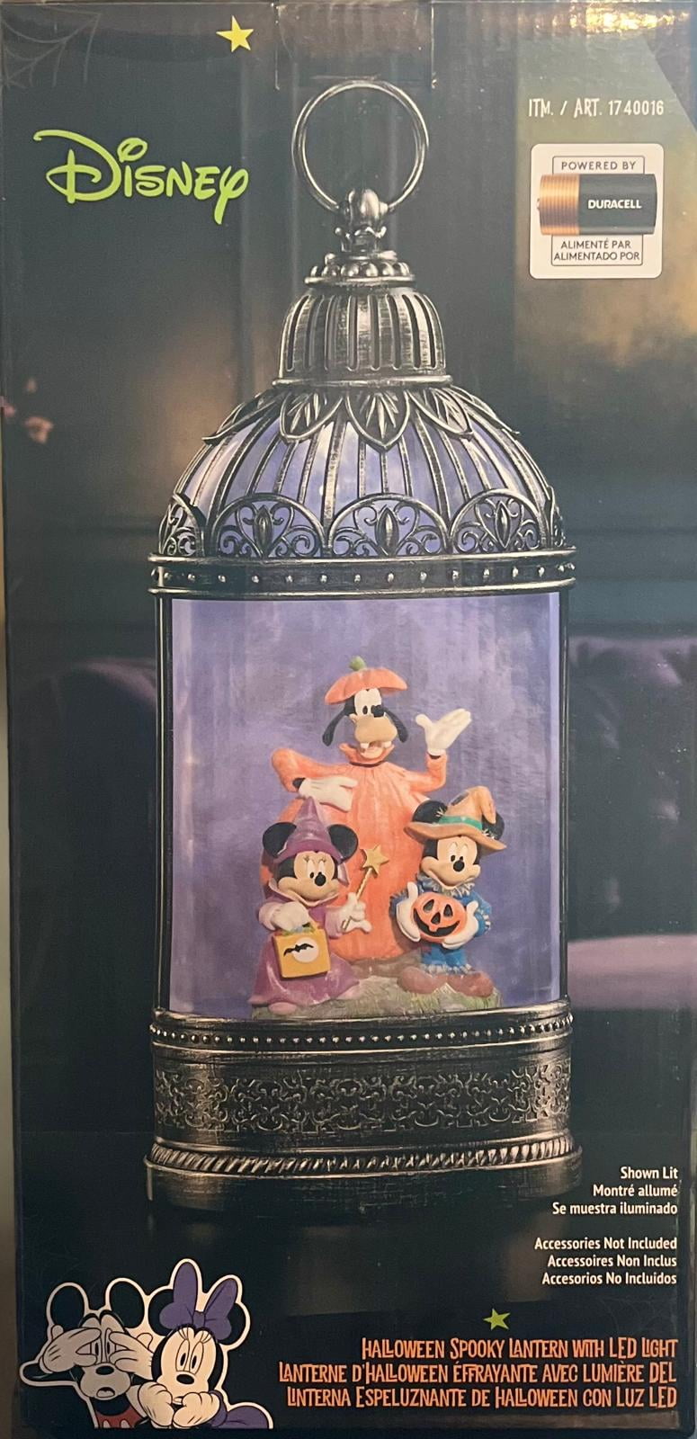 Disney Halloween Spooky Lantern with LED Light 2024
