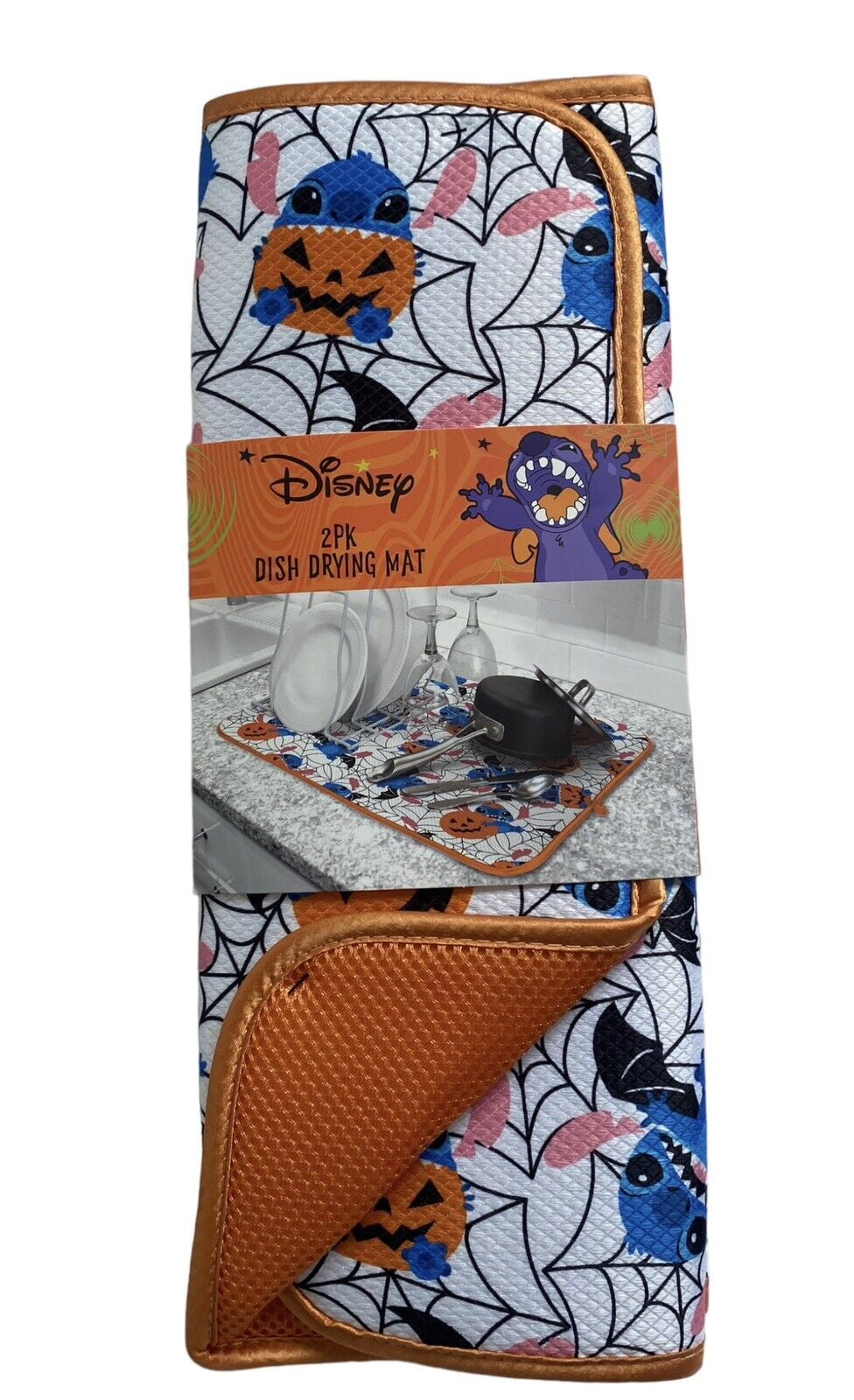 Disney Mickey Mouse Dish Drying Mat with Rack - Macy's