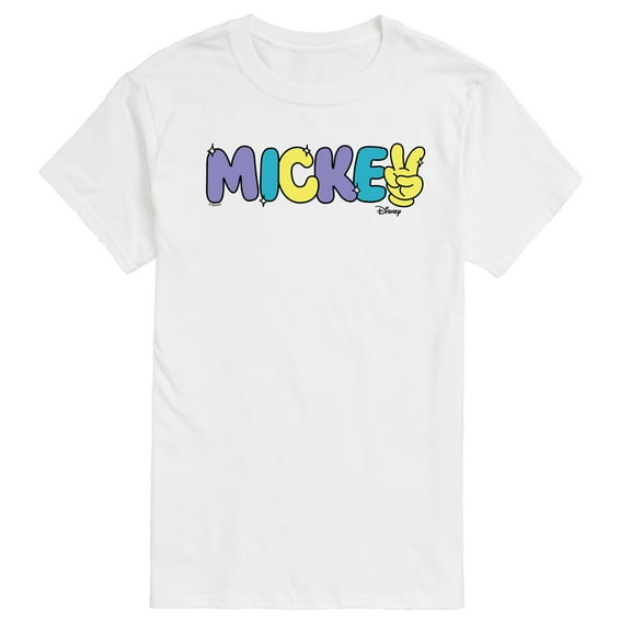 Disney - Hand Peace Sign - Men's Short Sleeve Graphic T-Shirt