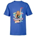 thumbnail image 1 of Disney Hannah Montana 90s - Short Sleeve T-Shirt for Kids - Customized-Royal, 1 of 5