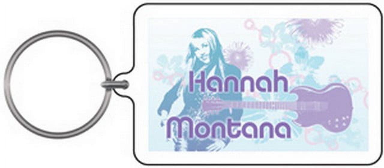 Disney Hannah Montana Guitar Lucite Keychain