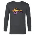 thumbnail image 1 of Disney Hannah Montana Logo - Long Sleeve T-Shirt for Men -Customized-Charcoal Heather, 1 of 5