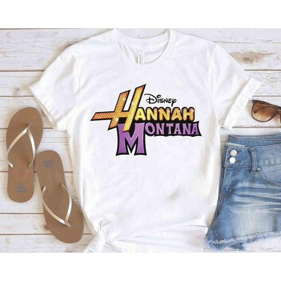 Disney Hannah Montana Logo Shirt, Hannah Montana Tee, WDW Magic Kingdom Disneyland Family Birthday Gift Adult Kid Toddler Tee
