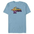 thumbnail image 1 of Disney Hannah Montana Logo - Short Sleeve Blended T-Shirt for Adults -Customized-Ocean Blue, 1 of 5