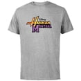 thumbnail image 1 of Disney Hannah Montana Logo - Short Sleeve Cotton T-Shirt for Adults -Customized-Athletic Heather, 1 of 5