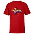 thumbnail image 1 of Disney Hannah Montana Logo - Short Sleeve T-Shirt for Kids -Customized-Red, 1 of 5
