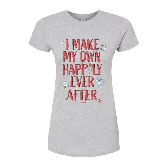 Disney - Happily Ever After Belle - Juniors Fitted Graphic T-Shirt