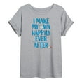 thumbnail image 1 of Disney - Happily Ever After Cinderella  - Juniors Ideal Flowy Muscle T-Shirt, 1 of 4