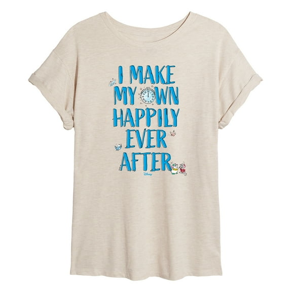Disney - Happily Ever After Cinderella  - Juniors Ideal Flowy Muscle T-Shirt