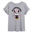 thumbnail image 1 of Disney - Happiness Minnie - Juniors Ideal Flowy Muscle T-Shirt, 1 of 4