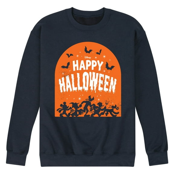 Disney - Happy Halloween Group - Men's Crew Fleece Sweatshirt