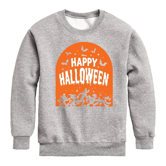 Disney - Happy Halloween Tombstone Boys' Graphic Long Sleeve Fleece Sweatshirt