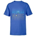 thumbnail image 1 of Disney Happy Hanukkah Menorah Magic - Short Sleeve T-Shirt for Kids - Customized-Royal, 1 of 5