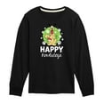 thumbnail image 1 of Disney - Happy Howlidays Pluto Christmas - Toddler & Youth Long Sleeve Graphic T-Shirt, 1 of 5