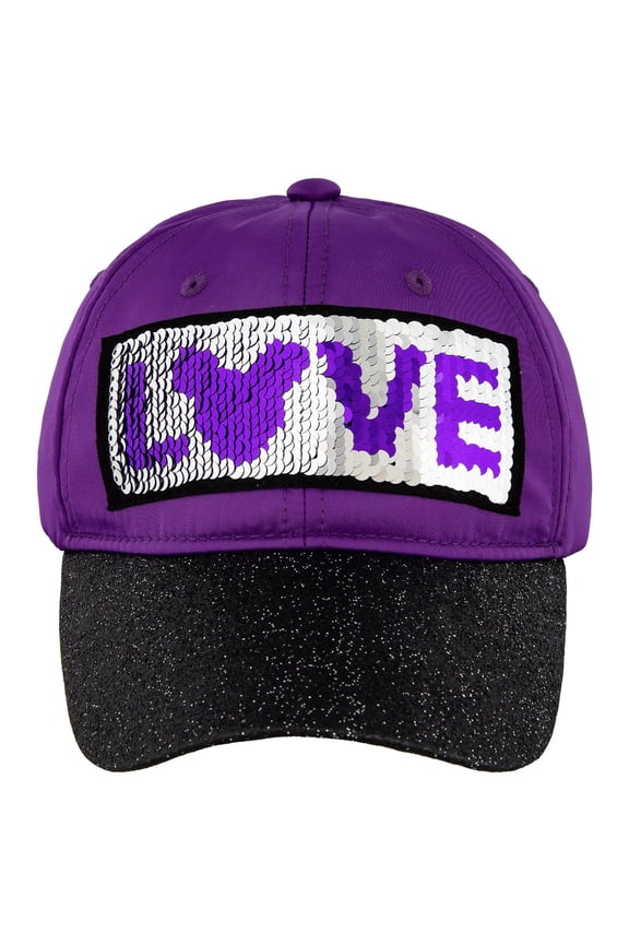 Disney Hat - Baseball Cap - Mickey Mouse LOVE - Purple