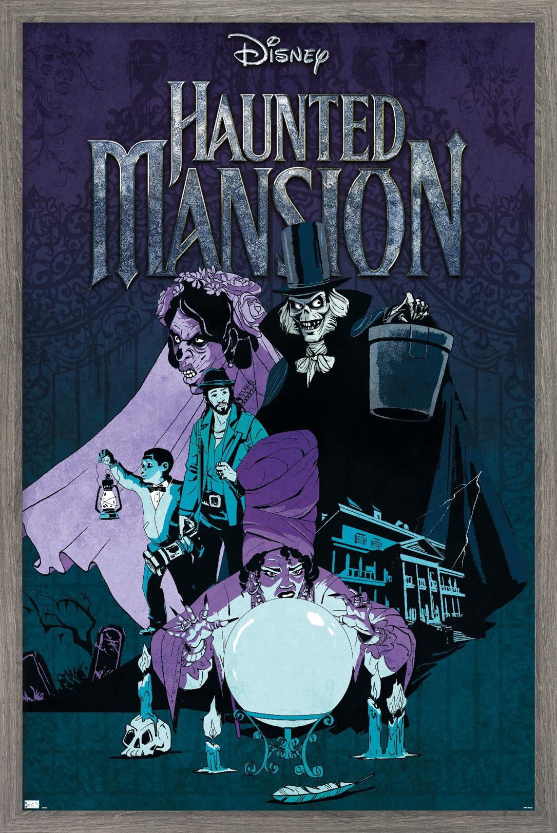 Disney Haunted Mansion パンフレット Disney Haunted Mansion - Group Wall Poster, 22.375