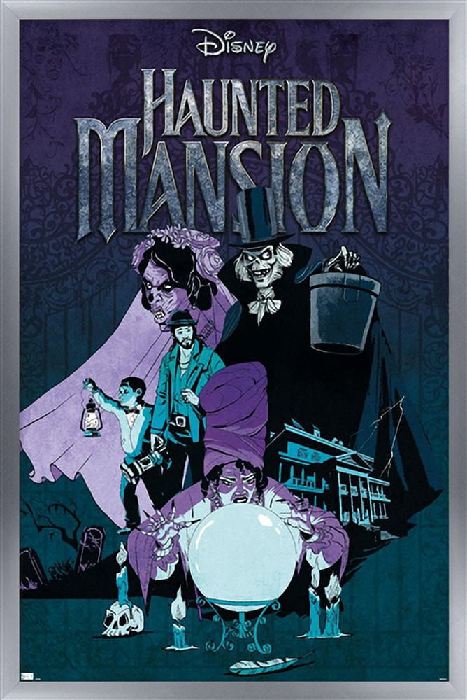 Disney Haunted Mansion パンフレット Disney Haunted Mansion - Group Wall Poster, 22.375