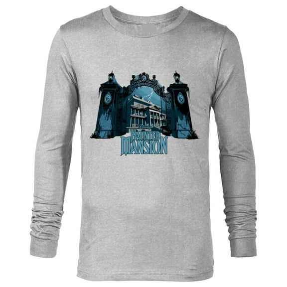 Disney Haunted Mansion Movie Gracey Manor Gates - Long Sleeve T-Shirt for Men - Customized-Athletic Heather