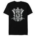 thumbnail image 1 of Disney Haunted Mansion Movie Gracey Manor Shield Crest - Short Sleeve Blended T-Shirt for Adults - Customized-Black, 1 of 5