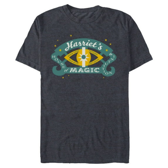 Disney Haunted Mansion Movie Harriet’s House of Magic Logo - Short Sleeve Blended T-Shirt for Adults - Customized-Navy Heather