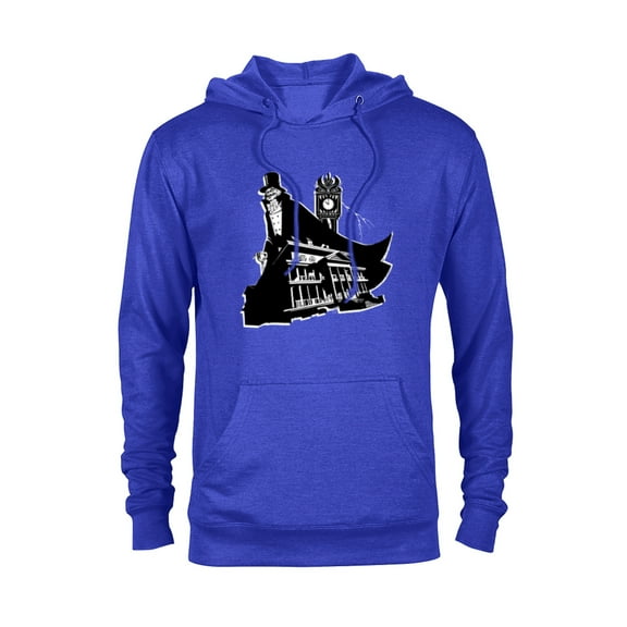 Disney Haunted Mansion Movie Hatbox Ghost Grandfather Clock - Pullover Hoodie for Adults - Customized-Royal