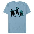 thumbnail image 1 of Disney Haunted Mansion Movie Hitchhiking Ghosts Trio - Short Sleeve Blended T-Shirt for Adults - Customized-Ocean Blue, 1 of 5