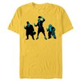 thumbnail image 1 of Disney Haunted Mansion Movie Hitchhiking Ghosts Trio - Short Sleeve Blended T-Shirt for Adults - Customized-Yellow, 1 of 5